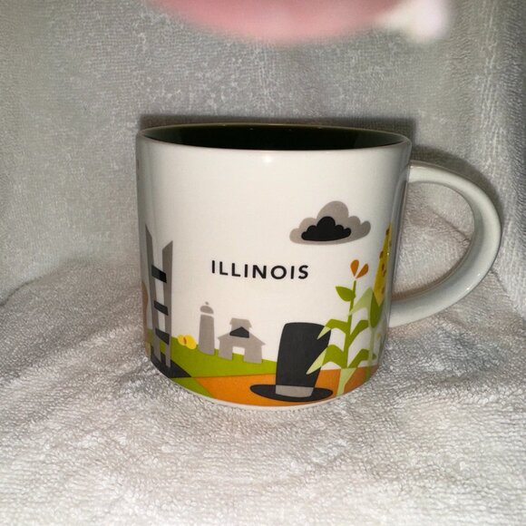 ILLINOIS Mug STARBUCKS You Are Here Collection - Picture 1 of 5